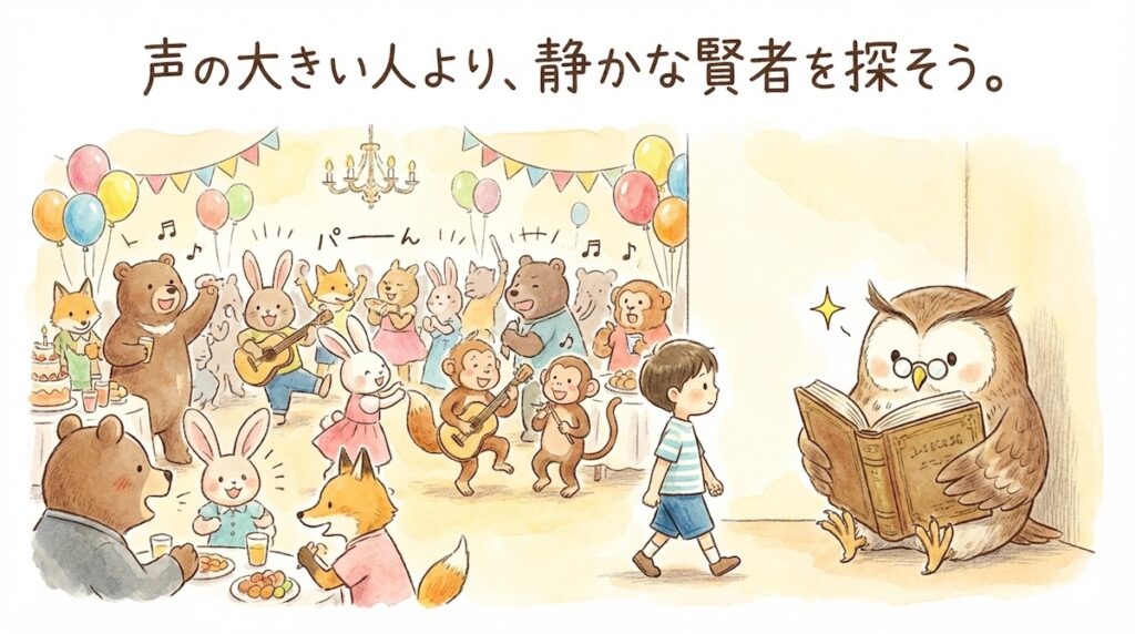 静かな賢者を探そう